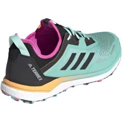 Adidas TERREX Agravic Flow Chaussures De Trail Running Homme, Turquoise/noir -Boutique Merrell adidas terrex agravic flow trail running shoes men acid mint core black screaming pink 4