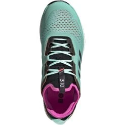 Adidas TERREX Agravic Flow Chaussures De Trail Running Homme, Turquoise/noir -Boutique Merrell adidas terrex agravic flow trail running shoes men acid mint core black screaming pink 5