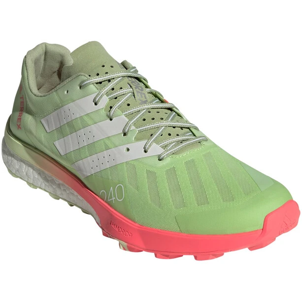 Adidas TERREX Speed Ultra Chaussures De Course Sur Piste Homme, Vert/rouge 1 Adidas TERREX Speed Ultra Chaussures De Course Sur Piste Homme, Vert/rouge