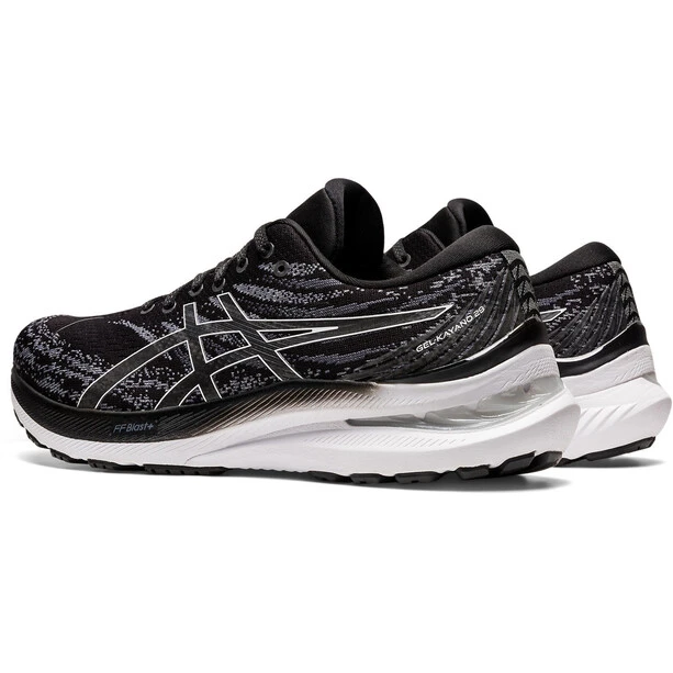 Asics Gel-Kayano 29 Chaussures Large Homme, Noir/blanc 2 Asics Gel-Kayano 29 Chaussures Large Homme, Noir/blanc – Image 2