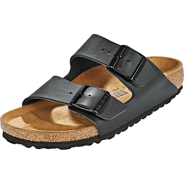 Birkenstock Arizona Chaussures Birko-Flor Nubuk Narrow, Noir 1 Birkenstock Arizona Chaussures Birko-Flor Nubuk Narrow, Noir