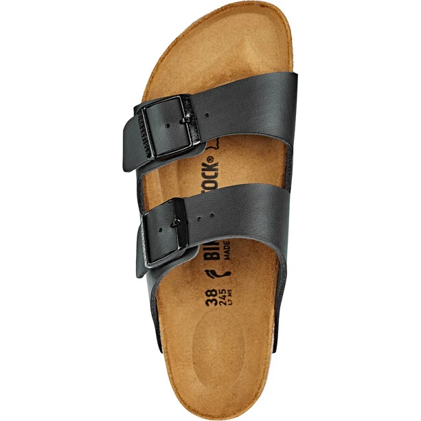 Birkenstock Arizona Chaussures Birko-Flor Nubuk Narrow, Noir 3 Birkenstock Arizona Chaussures Birko-Flor Nubuk Narrow, Noir – Image 3