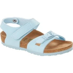 Birkenstock Colorado Sandales Birko-Flor Earthly Vegan Regular Enfant, Bleu