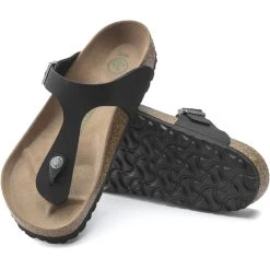 Birkenstock Gizeh Tongs Birko-Flor Birkibuc Earthy Vegan Regular, Noir -Boutique Merrell birkenstock gizeh flips birko flor birkibuc earthy vegan regular black 6