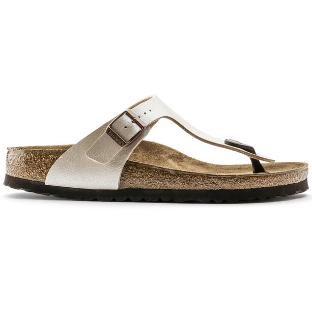 Birkenstock Gizeh Sandales à Lanières Birko-Flor Narrow Femme, Blanc 5 Birkenstock Gizeh Sandales à Lanières Birko-Flor Narrow Femme, Blanc – Image 5