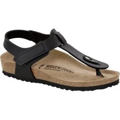 Birkenstock Kairo HL Sandales Birko-Flor Regular Enfant, Noir