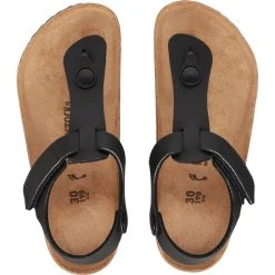 Birkenstock Kairo HL Sandales Birko-Flor Regular Enfant, Noir -Boutique Merrell birkenstock kairo hl sandals birko flor regular kids schwarz 3