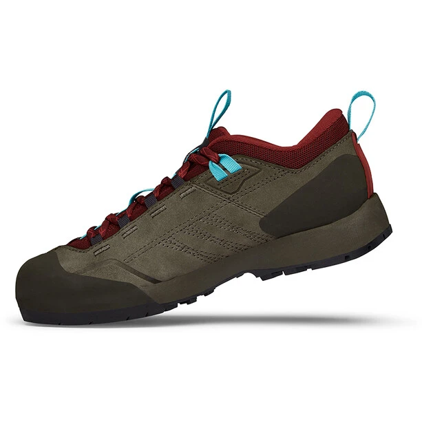 Black Diamond Mission Leather Low WP Chaussures D'approche Femme, Marron/rouge 2 Black Diamond Mission Leather Low WP Chaussures D'approche Femme, Marron/rouge â Image 2