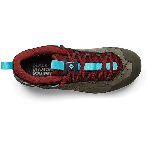 Black Diamond Mission Leather Low WP Chaussures D'approche Femme, Marron/rouge 4 Black Diamond Mission Leather Low WP Chaussures D'approche Femme, Marron/rouge â Image 4