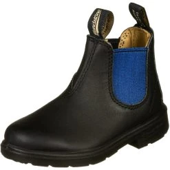 Blundstone 580 Boots En Cuir Enfant, Noir/bleu