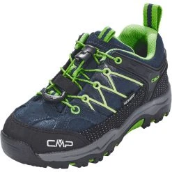 CMP Campagnolo Rigel WP Chaussures De Trekking Basses Enfant, Noir/bleu