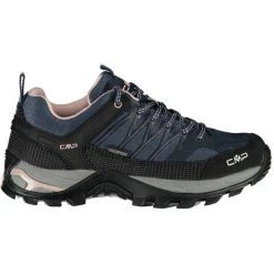 CMP Campagnolo Rigel WP Chaussures De Trekking Basses Femme, Bleu/noir