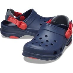 Crocs Classic All Terrain Sabots Enfant, Bleu -Boutique Merrell crocs classic all terrain clogs kids navy 3