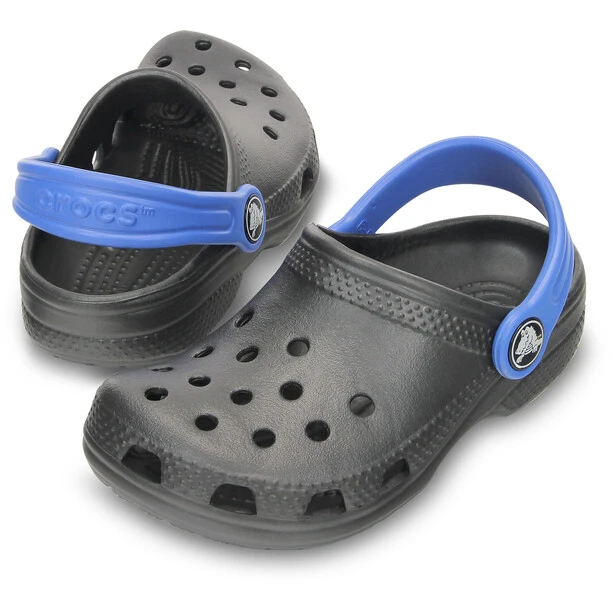 Crocs Classic Crocs Enfant, Gris/bleu 3 Crocs Classic Crocs Enfant, Gris/bleu – Image 3