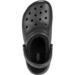 Crocs Classic Lined Crocs, Noir -Boutique Merrell crocs classic lined clogs unisex black black 3