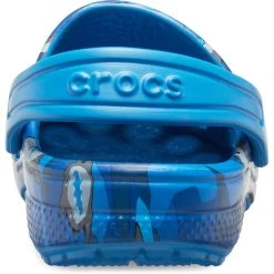 Crocs Classic Shark Prescool Crocs Enfant, Bleu 9 Crocs Classic Shark Prescool Crocs Enfant, Bleu -Boutique Merrell crocs classic shark prescool clogs kids prep blue 5