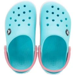 Crocs Crocband Sabots Enfant, Bleu -Boutique Merrell crocs crocband clogs kids ice blue white 4