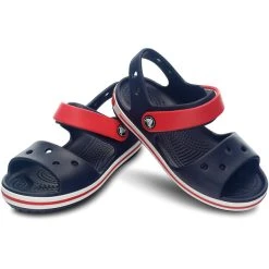 Crocs Crocband Chaussures Enfant, Bleu/rouge -Boutique Merrell crocs crocband sandals kinder navy red 3