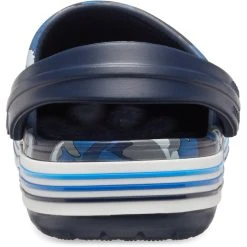 Crocs Crocband Shark Prescool Crocs Enfant, Bleu -Boutique Merrell crocs crocband shark prescool clogs kids navy 5