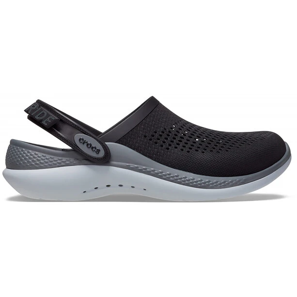 Crocs LiteRide 360 Sabots, Noir/gris 2 Crocs LiteRide 360 Sabots, Noir/gris – Image 2