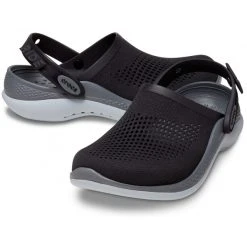 Crocs LiteRide 360 Sabots, Noir/gris 8 Crocs LiteRide 360 Sabots, Noir/gris -Boutique Merrell crocs literide 360 clogs black slate grey 3
