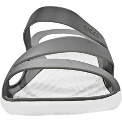 Crocs Swiftwater Chaussures Femme, Gris -Boutique Merrell crocs swiftwater sandals damen smoke white 3