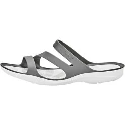 Crocs Swiftwater Chaussures Femme, Gris -Boutique Merrell crocs swiftwater sandals damen smoke white 4
