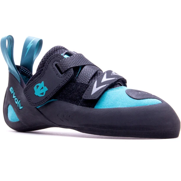 Evolv Kira Chaussures D'Escalade Femme, Noir/turquoise 1 Evolv Kira Chaussures D'Escalade Femme, Noir/turquoise