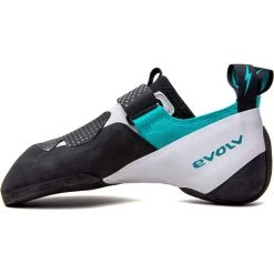 Evolv Zenist Chaussures D'escalade Femme, Blanc/turquoise