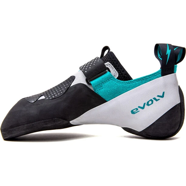 Evolv Zenist Chaussures D'escalade Femme, Blanc/turquoise 1 Evolv Zenist Chaussures D'escalade Femme, Blanc/turquoise