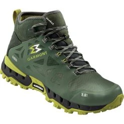Garmont 9.81 N Air G 2.0 Mid GTX Chaussures Homme, Olive/vert