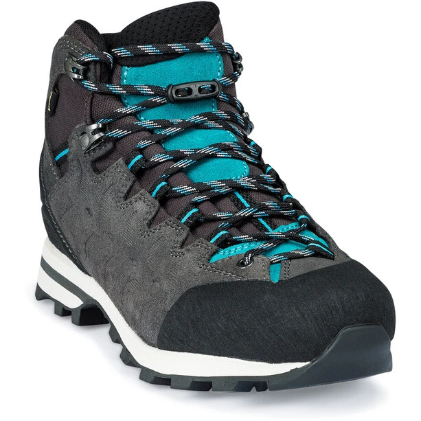 Hanwag Makra Light GTX Chaussures Femme, Gris/turquoise 3 Hanwag Makra Light GTX Chaussures Femme, Gris/turquoise – Image 3