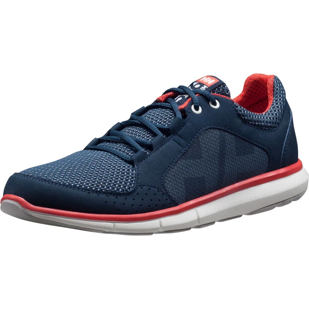 Helly Hansen Ahiga V4 Hydropower Chaussures Femme, Bleu/blanc 2 Helly Hansen Ahiga V4 Hydropower Chaussures Femme, Bleu/blanc – Image 2