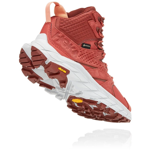 Hoka One One Anacapa GTX Chaussures Mi-hautes Femme, Rouge 3 Hoka One One Anacapa GTX Chaussures Mi-hautes Femme, Rouge – Image 3