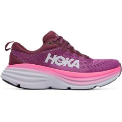 Hoka One One Bondi 8 Chaussures De Course Femme, Violet 8 Hoka One One Bondi 8 Chaussures De Course Femme, Violet -Boutique Merrell hoka one one bondi 8 running shoes women beautyberry grape wine 3