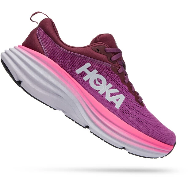 Hoka One One Bondi 8 Chaussures De Course Femme, Violet 4 Hoka One One Bondi 8 Chaussures De Course Femme, Violet – Image 4