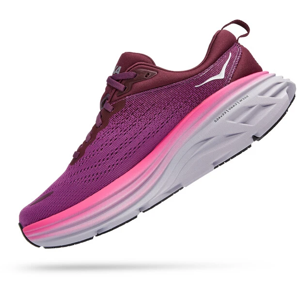 Hoka One One Bondi 8 Chaussures De Course Femme, Violet 5 Hoka One One Bondi 8 Chaussures De Course Femme, Violet – Image 5