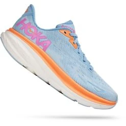 Hoka One One Clifton 9 Running Shoes Women, Bleu