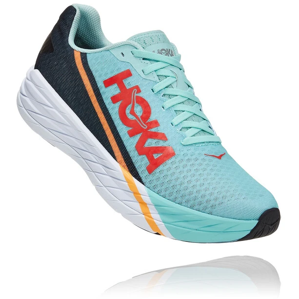 Hoka One One Rocket X Chaussures Homme, Turquoise/noir 1 Hoka One One Rocket X Chaussures Homme, Turquoise/noir