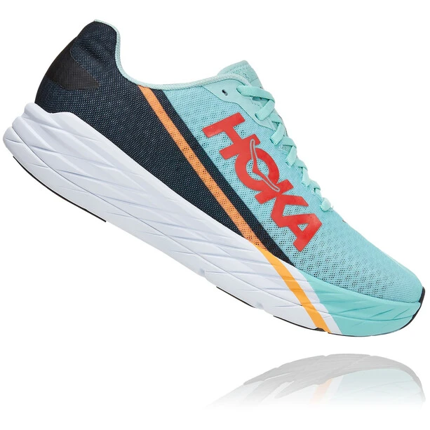 Hoka One One Rocket X Chaussures Homme, Turquoise/noir 2 Hoka One One Rocket X Chaussures Homme, Turquoise/noir – Image 2