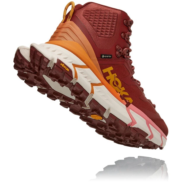 Hoka One One Tennine Hike GTX Chaussures Femme, Rouge/orange 3 Hoka One One Tennine Hike GTX Chaussures Femme, Rouge/orange – Image 3