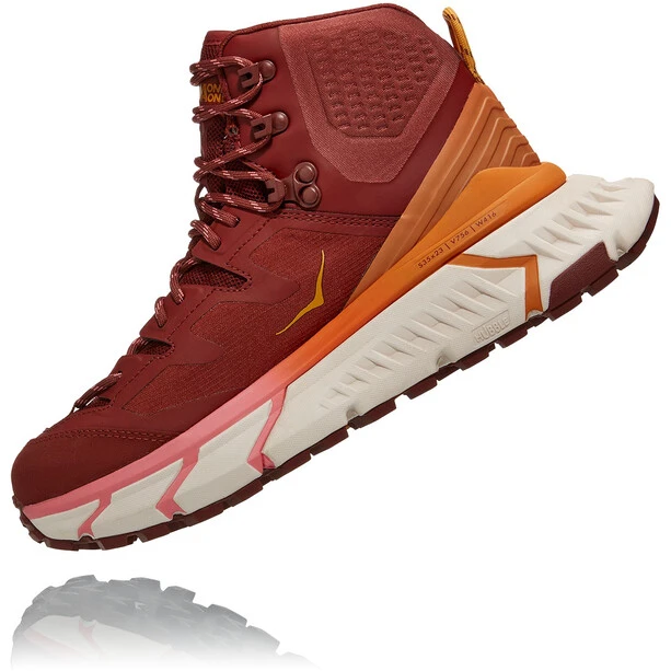 Hoka One One Tennine Hike GTX Chaussures Femme, Rouge/orange 4 Hoka One One Tennine Hike GTX Chaussures Femme, Rouge/orange – Image 4