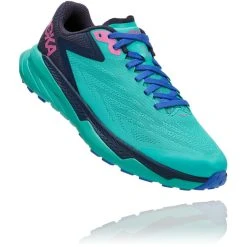 Hoka One One Zinal Chaussures Femme, Turquoise/bleu