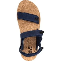 Jack Wolfskin Ecostride 2 Sandales Homme, Bleu/beige 10 Jack Wolfskin Ecostride 2 Sandales Homme, Bleu/beige -Boutique Merrell jack wolfskin ecostride 2 sandals men blue cork 5