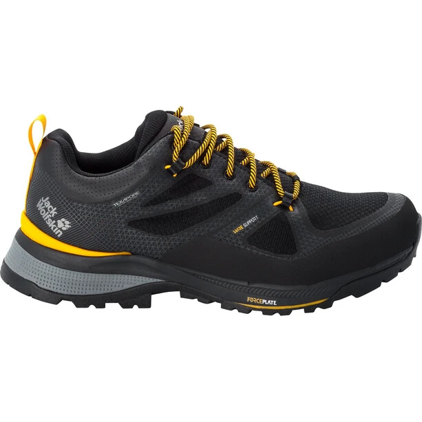 Jack Wolfskin Force Striker Texapore Chaussures Basses Homme, Noir 1 Jack Wolfskin Force Striker Texapore Chaussures Basses Homme, Noir
