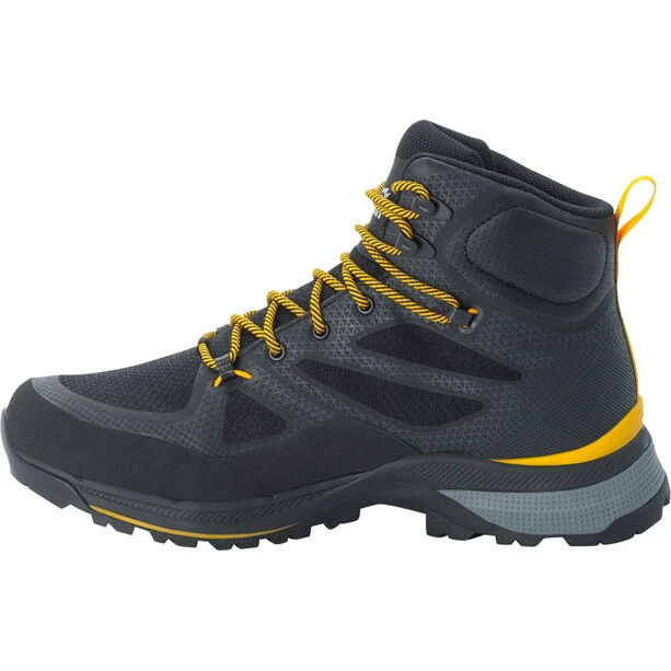 Jack Wolfskin Force Striker Texapore Chaussures Mi-hautes Homme, Noir 2 Jack Wolfskin Force Striker Texapore Chaussures Mi-hautes Homme, Noir – Image 2