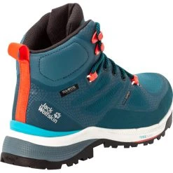 Jack Wolfskin Force Striker Texapore Chaussures Mi-hautes Femme, Bleu -Boutique Merrell jack wolfskin force striker texapore mid shoes women blue coral 3