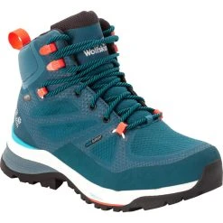 Jack Wolfskin Force Striker Texapore Chaussures Mi-hautes Femme, Bleu -Boutique Merrell jack wolfskin force striker texapore mid shoes women blue coral 4