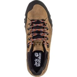 Jack Wolfskin Rebellion Texapore Chaussures Basses Homme, Marron/rouge 11 Jack Wolfskin Rebellion Texapore Chaussures Basses Homme, Marron/rouge -Boutique Merrell jack wolfskin rebellion texapore low shoes men brown red 6