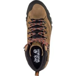 Jack Wolfskin Rebellion Texapore Chaussures Mi-hautes Homme, Marron/rouge 11 Jack Wolfskin Rebellion Texapore Chaussures Mi-hautes Homme, Marron/rouge -Boutique Merrell jack wolfskin rebellion texapore mid shoes men brown red 6
